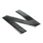 Self Adhesive 80mm Black Digit - Letter N