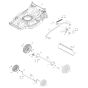 Wheel Assembly for Makita DLM538