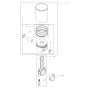 Cylinder, Piston Assembly for Wacker DPS2050H Plate Compactor