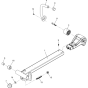 Centre Pole Assembly for Wacker DPU2540H-5000610035 (Diesel-Recoil Starter) Rev.108 Reversible Plate Compactor