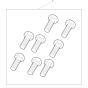 Set of Screws for Wacker DPU4045H