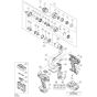 Main Assembly for Hikoki DS18DGL