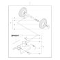 Base Plate Assembly for Husqvarna DS 40 Gyro Drill Stand