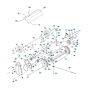 Chassis, Engine, Pulley Assembly for Husqvarna DT22H5FA Dethatcher