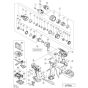 Hikoki DV18DBL Main Assembly