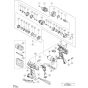 Hikoki DV18DFL Main Assembly