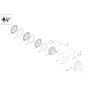 Brake Assembly for Wacker DV60-2