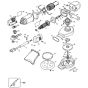 Main Assembly for DeWalt Sander
