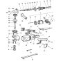 Main Assembly for DeWalt DW492