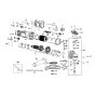 Main Assembly for DeWalt DWE4051