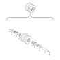 Tracks Roller Assembly for BobCat E10