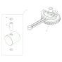 Crank Gear Assembly for Wacker