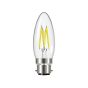 Energizer LED BC (B22) 4W 470 lm  Candle Filament Non-Dimmable Bulb (Warm White) - OEM No. S12868
