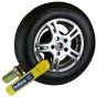 Bulldog EM600SS Euro Wheel clamp fits Tyre width to 220mm c/w Locking Nut