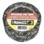 Builder's PVC Tape Black 50mm x 33m by Everbuild - 2BUILDBK50