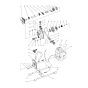 Pump, Handle Assembly for Makita EW1050H Water Pump
