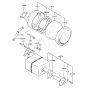 Air Filter/Muffler Kawasaki FA210D