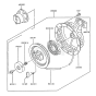 Starter for Kawasaki FA210D
