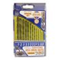 HSS Drill Bit Set of 13 1/16-1/4 x 1/64 by Faithfull - 50208