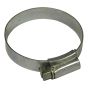 2X Stainless Steel Hose Clip 45 - 60mm by Faithfull - LDA 11.7MM
