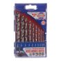 HSS Drill Bit Set of 10 M2 1 - 10mm by Faithfull