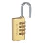 Brass Combination Padlock 28mm by Faithfull - NL11