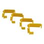 External Building Profile Line Holders (Pack of 4) by Faithfull - PROEXTLH