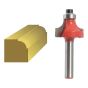 Router Bit TCT Ovolo 13.3mm 1/4in Shank by Faithfull
