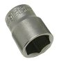 Hexagon Socket 3/8in Drive 17mm by Faithfull