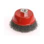 Wire Cup Brush 75mm x M14 x 2 Stainless Steel 0.30mm by Faithfull - 107514430