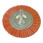 Nylon Wheel Flat 100mm x 6mm Shank by Faithfull