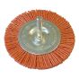 Nylon Wheel Flat 75mm x 6mm Shank by Faithfull