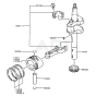 Piston/Crankshaft for FC150V