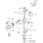 Piston/Crankshaft Kawasaki FC290V