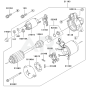 Starter for Kawasaki FD501D