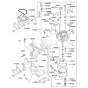 Carburetor for Kawasaki FD501D