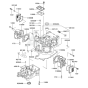 Cylinder / Crankcase Kawasaki FD590V