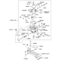 Carburettor for Kawasaki FD661D