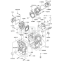 Cylinder / Crankcase for FD671D