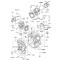 Cylinder/Crankcase for FD750D