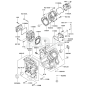 Cylinder / Crankcase Kawasaki FD791D