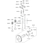 Valve/Camshaft for Kawasaki FE170D