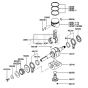 Piston & Crankshaft for FE290D