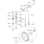 Valve/Camshaft for Kawasaki FE350D
