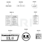 Kawasaki FE400D Engine Label