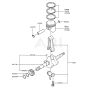 Piston/Crankshaft for FG150D