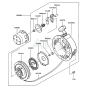 Starter for Kawasaki FG200D