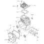 Cylinder/Crankcase Kawasaki FG270G
