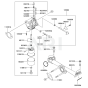 Carburettor for Kawasaki FH381V