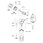 Piston/Crankshaft for FH480V